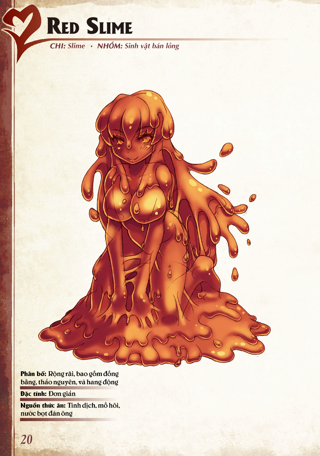 Bách khoa toàn thư Monstergirl 003 - 004 - 005: Slime, Red slime và Queen slime - Trang 3